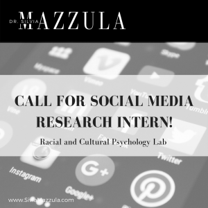 Call for Interns - Social Media Research